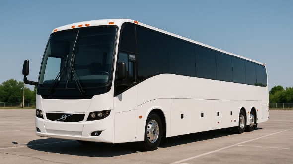 Exterior of Charter Bus Company Arlington Heights's 40 Passenger Party Bus in Arlington Heights