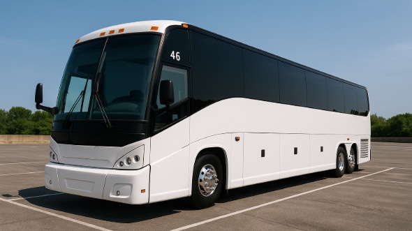 Exterior of Charter Bus Company Kenosha's 40 Passenger Party Bus in Kenosha