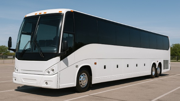 Exterior of Charter Bus Company Arlington Heights's 50 Passenger Party Bus in Arlington Heights